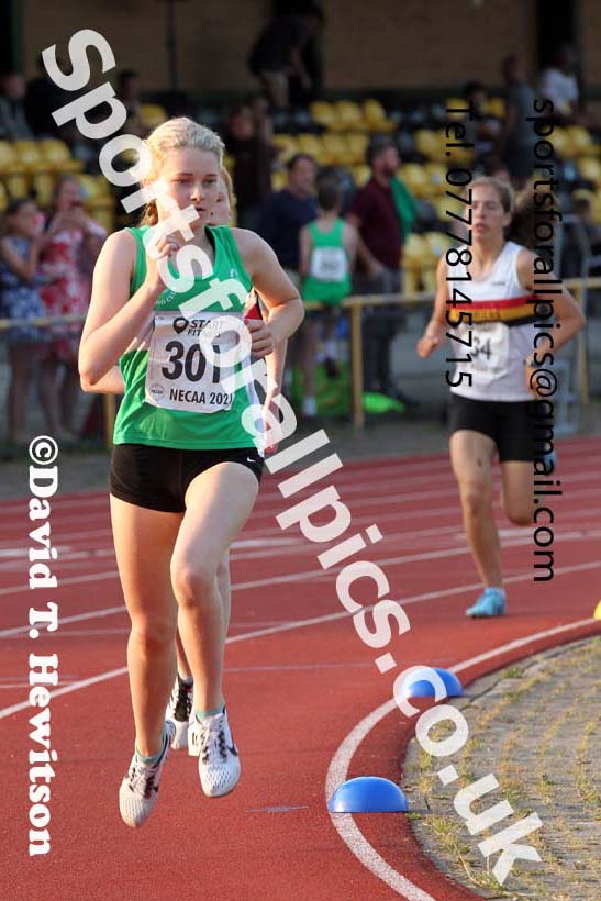 1500 metres, 2021 North East Grand Prix 5, Monkton, Wednesday, July 21st. Photo: David T. Hewitson/Sports for All Pics